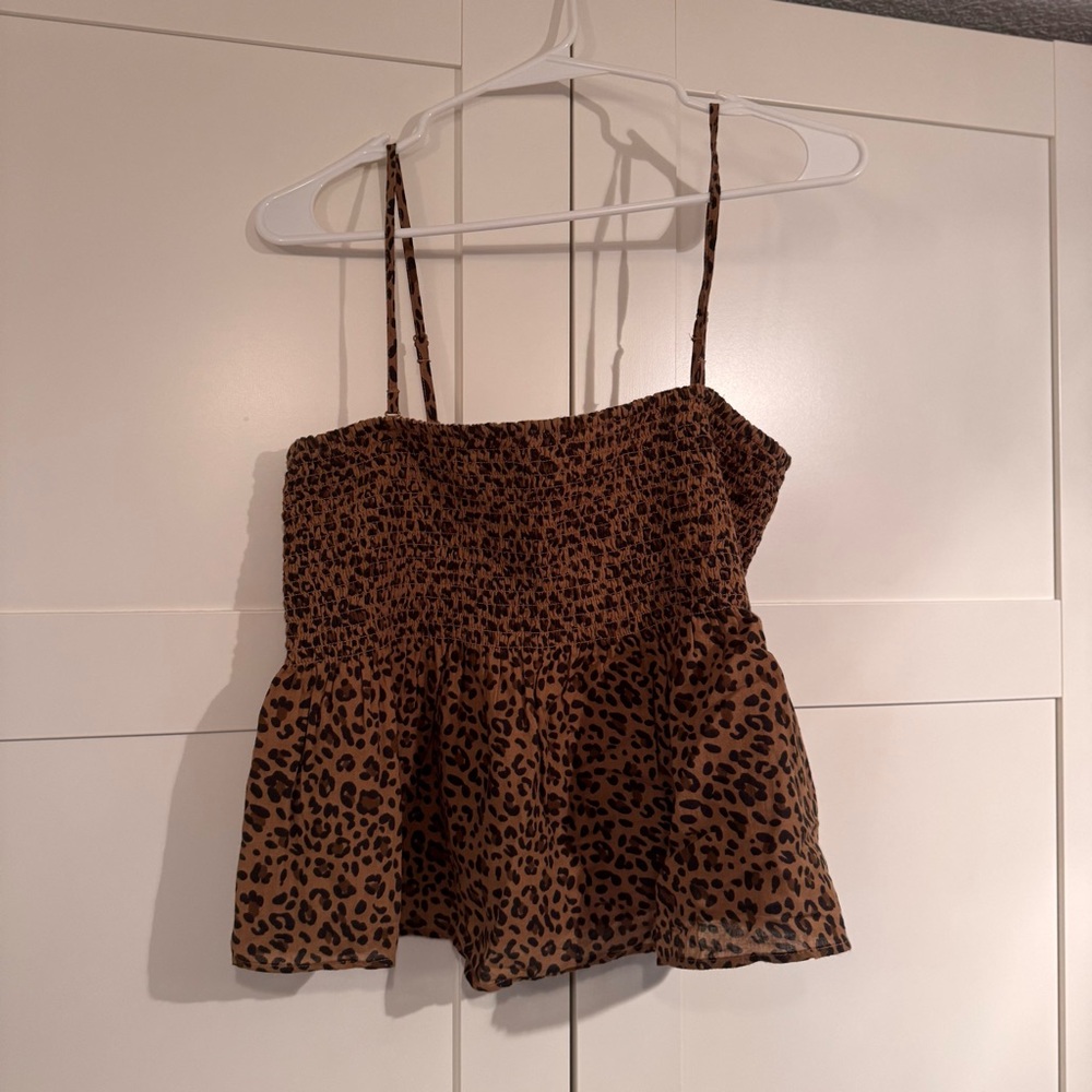 NWOT American Eagle cheetah tank